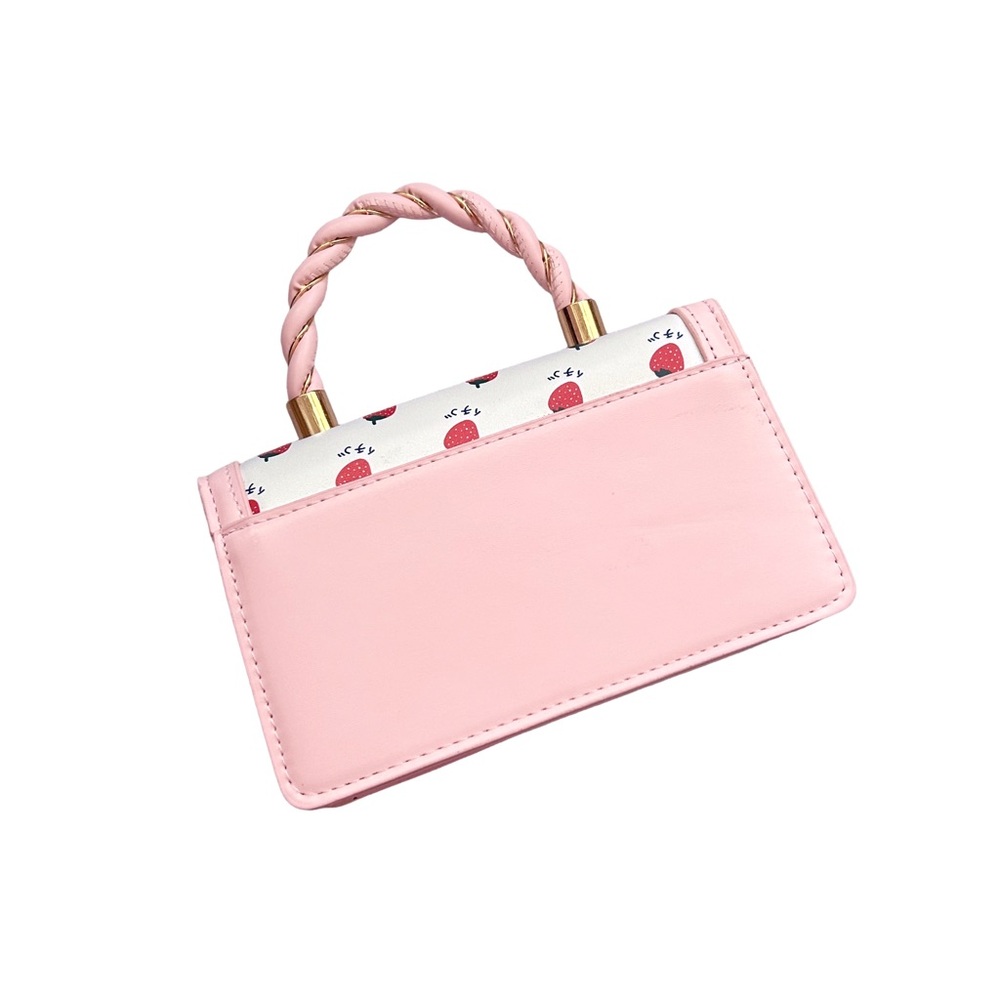 Strawberry Print 2-Way Mini Bag - Picture 3 of 5